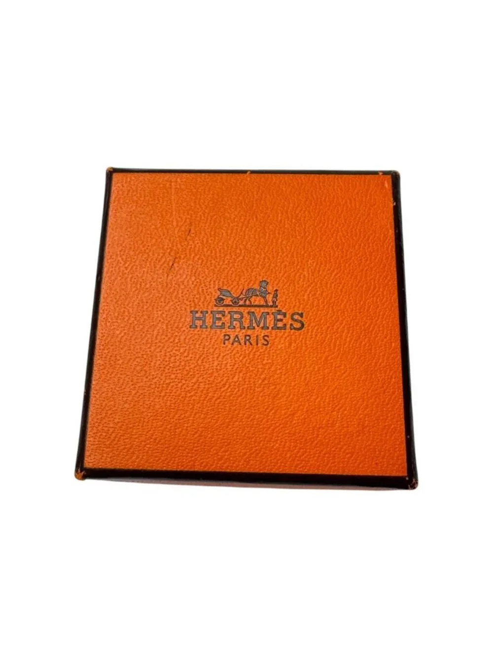 Hermes Cage de Ash Cube Earrings